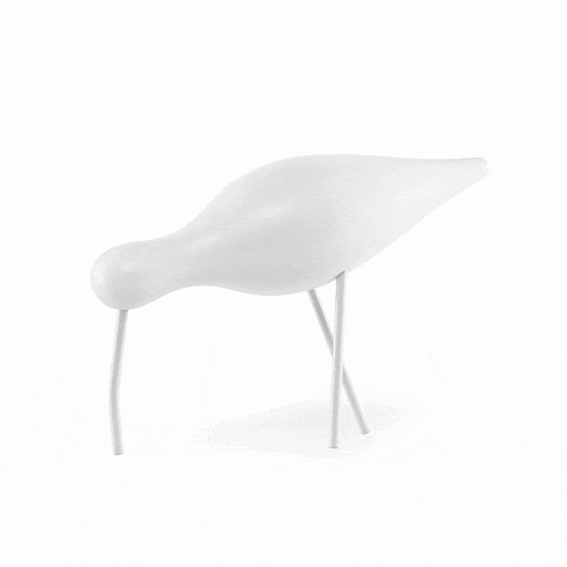 Normann Copenhagen Shorebird Hvid Stor - Normann Copenhagen