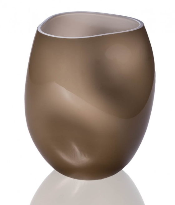 Anna von Lipa, Squeeze Opal Vase Black Smoke - Anna Von Lipa