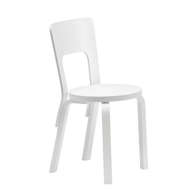 artek 66 Spisebordsstol Hvid - artek