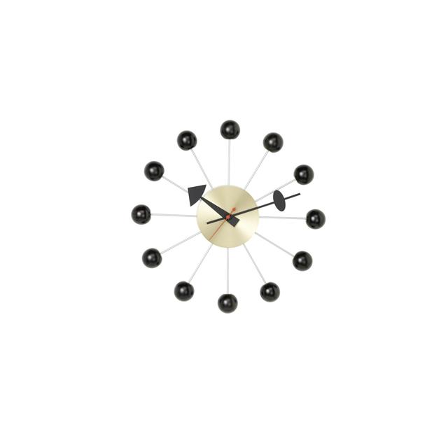 Vitra Ball Clock Vægur Sort/Messing - Vitra