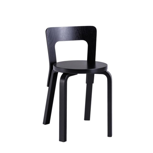 artek 65 Spisebordsstol Sort - artek