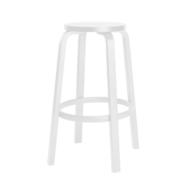 artek 64 Barstol H75 cm Hvid - artek