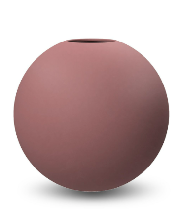 Cooee Design Ball vase, Cinder rose, 20 cm - Cooee Design