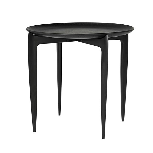 Fritz Hansen Tray Sofabord Sort Ø45 - Fritz Hansen