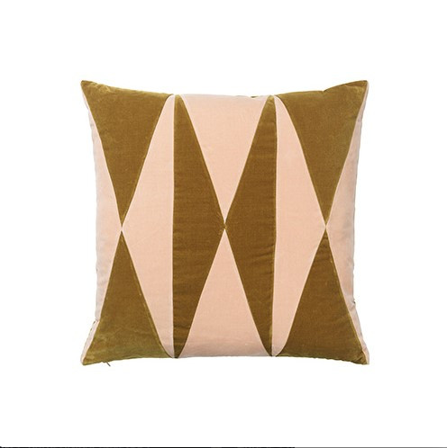 Christina Lundsteen - Anneli 55x55 pude, karamel/beige - Christina Lundsteen