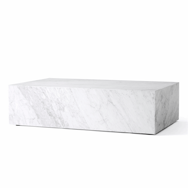 MENU Plinth Sofabord Lav Carrara Marmor - Menu