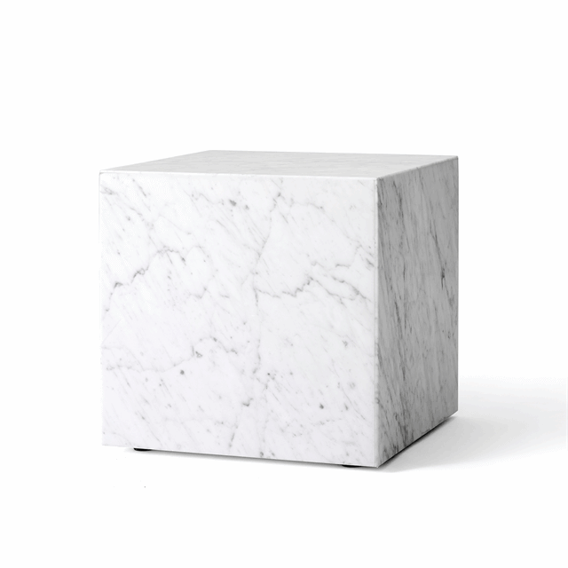 MENU Plinth Sofabord Kubik Carrara Marmor - Menu