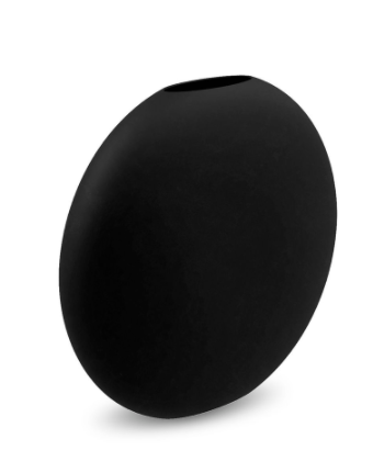 Cooee Design Pastille Vase Black, 20 cm - Cooee Design