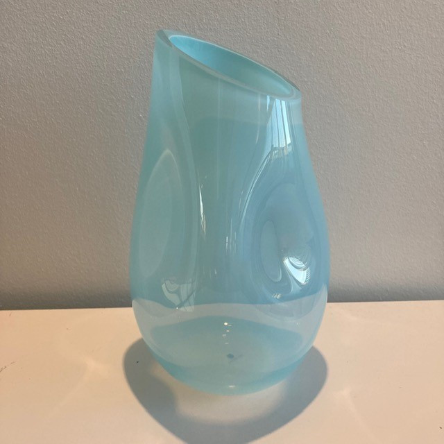 Anna von Lipa - Squeeze vase 20 cm, soft Aqua - Broste Copenhagen