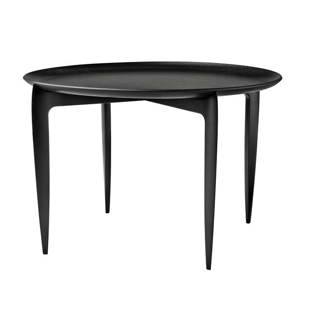 Fritz Hansen Tray Sofabord Sort Ø60 - Fritz Hansen