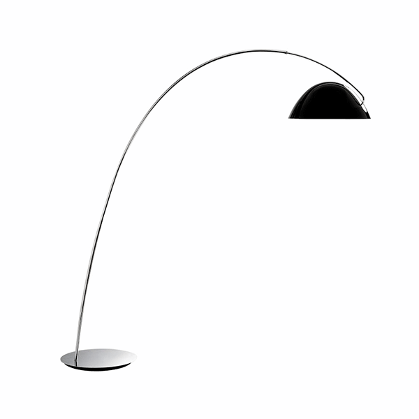 Estiluz Pluma Gulvlampe Sort - Estiluz