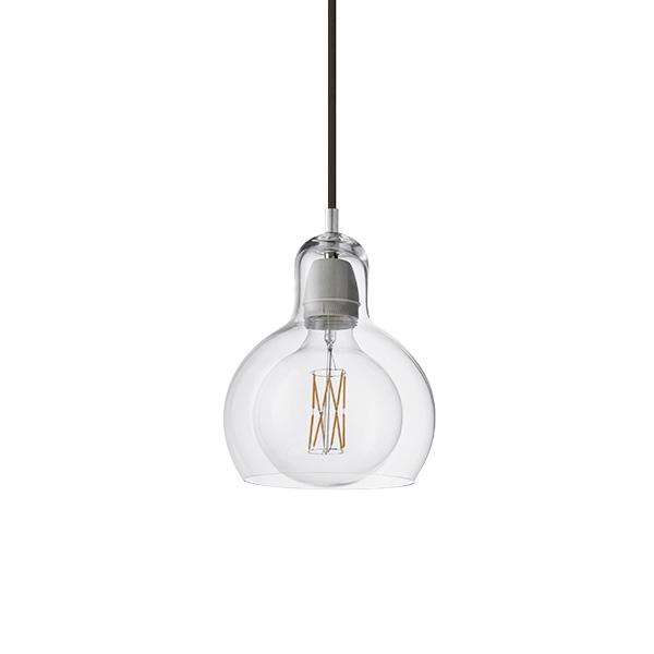 &Tradition Mega Bulb SR2 Pendel Klar M. Sort Ledning - &tradition