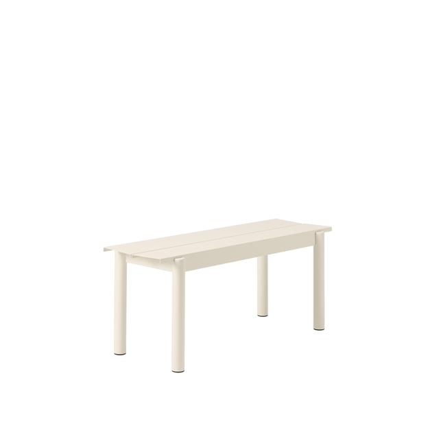 Muuto Linear Steel Bænk Råhvid 110 X 34 cm - Muuto