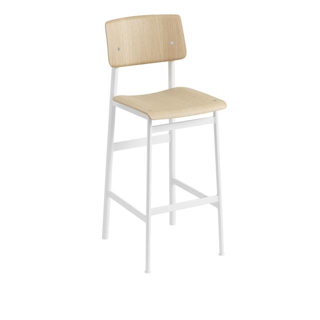 Muuto Loft Barstol Eg/Hvid H108,5 - Muuto