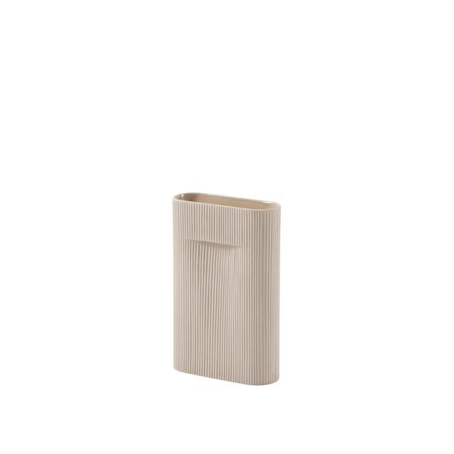 Muuto Ridge Vase Beige H35 cm - Muuto