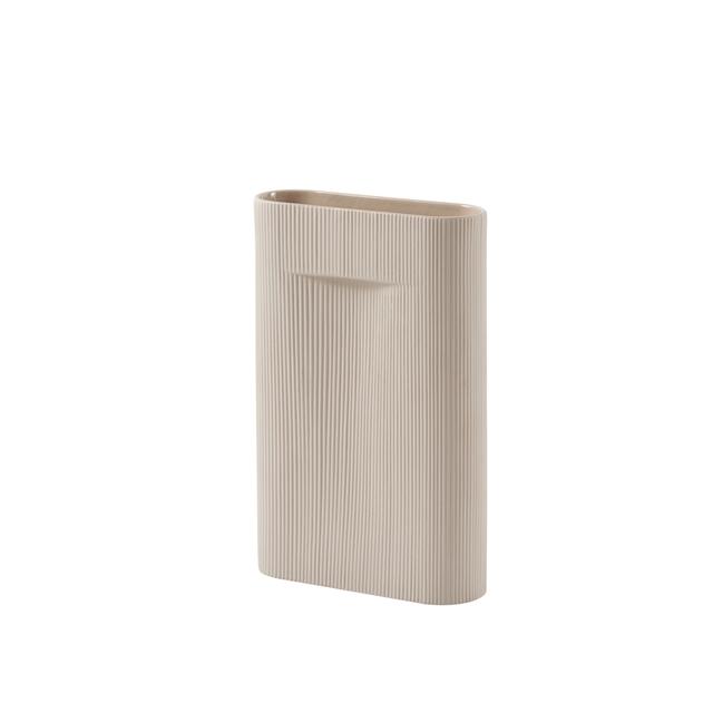 Muuto Ridge Vase Beige H48,5 cm - Muuto