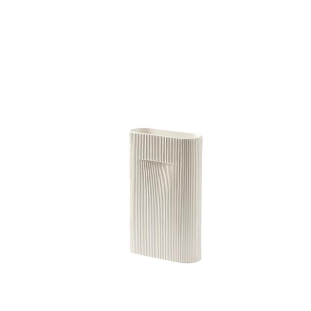 Muuto Ridge Vase Råhvid H35 cm - Muuto