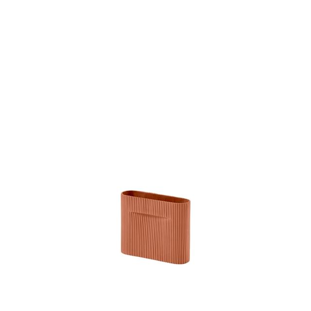 Muuto Ridge Vase Terracotta H16,5 cm - Muuto