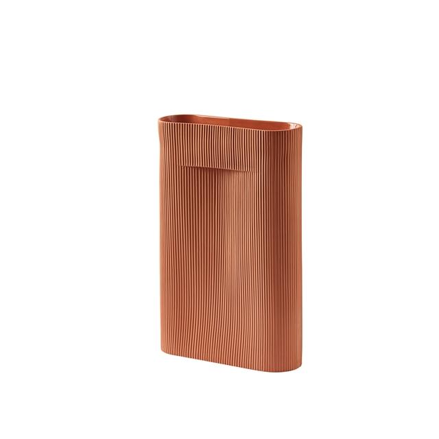 Muuto Ridge Vase Terracotta H48,5 cm - Muuto