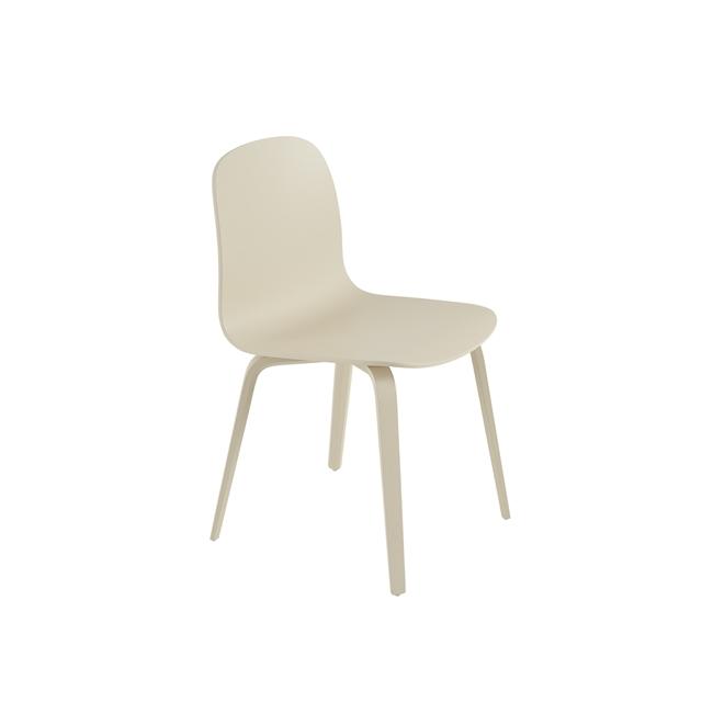 Muuto Visu Spisebordsstol M. Træ Base Sand - Muuto