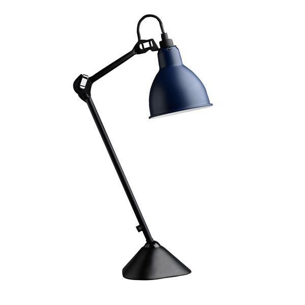 Lampe Gras N205 Bordlampe Mat Sort & Mat Blå - Lampe Gras