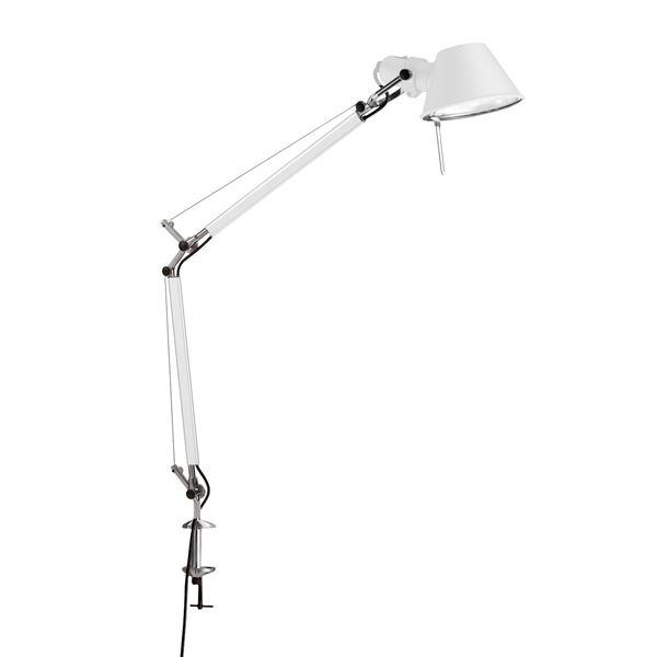 Artemide Tolomeo Mini Bordlampe Hvid med Klemme - Lightyears