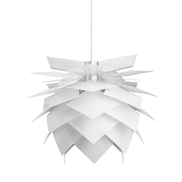 Dyberg Larsen PineApple Pendel Hvid Medium - Lightyears