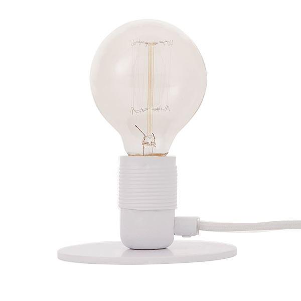 FRAMA E27 Bordlampe Hvid - Frama