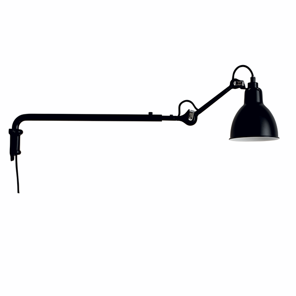 Lampe Gras N203 Væglampe Mat Sort - Lampe Gras