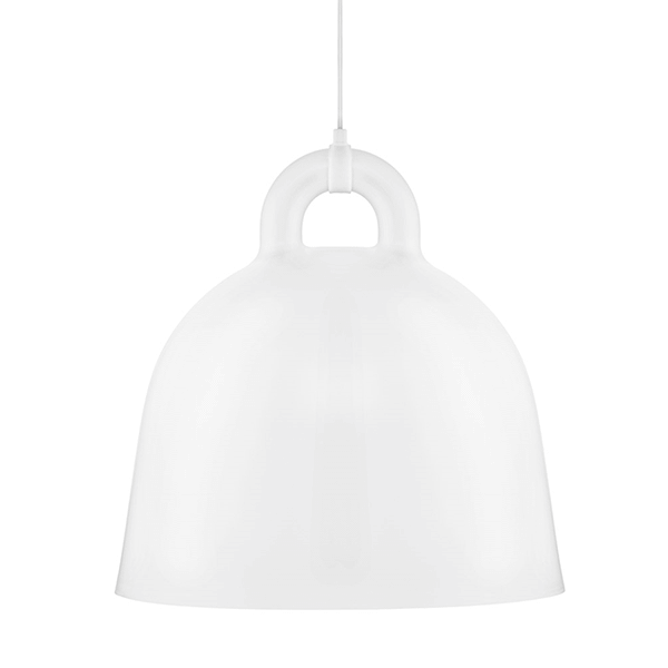 Normann Copenhagen Bell Pendel Stor Hvid - Normann Copenhagen