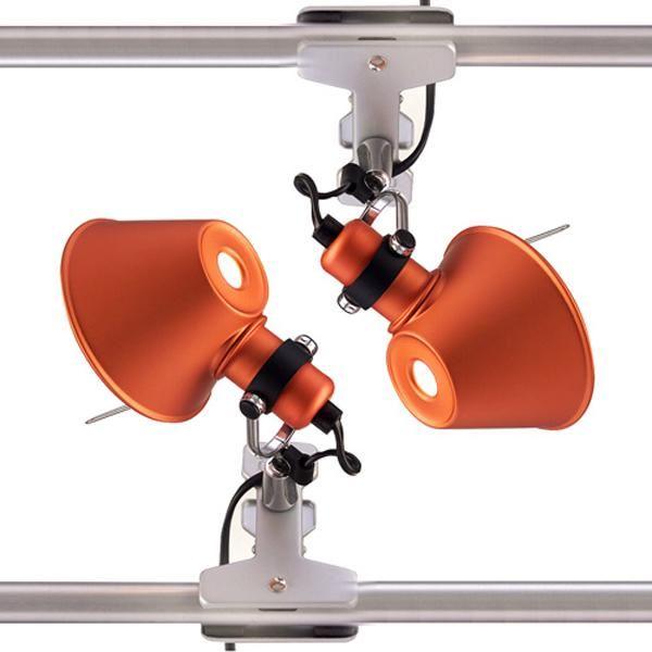 Artemide Tolomeo Micro Pinza Væglampe Klemme Orange - Artemide