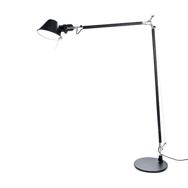 Artemide Tolomeo Lettura Gulvlampe Sort - Artemide