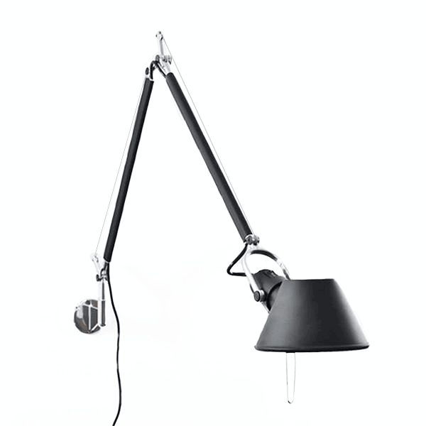 Artemide Tolomeo Væglampe Sort - Artemide