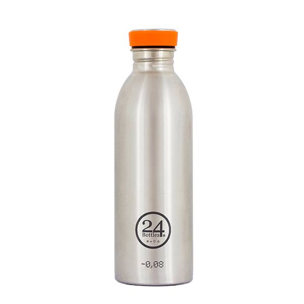 24bottles, Urban vandflaske, sølvfarvet -  500ml. - 24Bottles