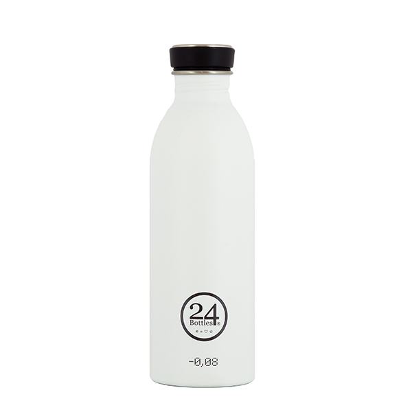 24bottles, Urban vandflaske, hvid -  500ml. - 24Bottles