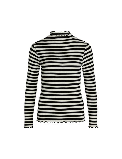 Mads Nørgaard - 5X5 Stripe Trutte Tee top  - mønstret - Size (l) - Mads Nørgaard