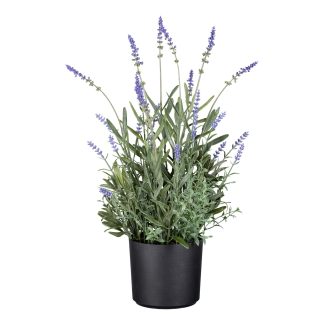 Kunstig lavendel i potte 40 cm - Barbara Blomster