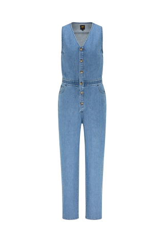 Lee - Elasticated overalls  - blå - Size (small) - ENAMEL Copenhagen