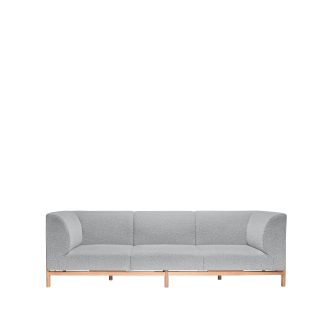 Hübsch - Moment sofa, grå/natur - 3 pers. - Normann Copenhagen