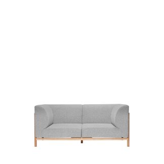 Hübsch - Moment sofa, grå - 2 pers. - LuLu Copenhagen