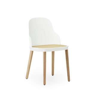 Normann Copenhagen - Allez stol, fletsæde - hvid/egetræ - Normann Copenhagen