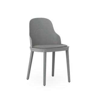 Normann Copenhagen - Allez stol, m/betræk Ultra Leather - grå - Normann Copenhagen