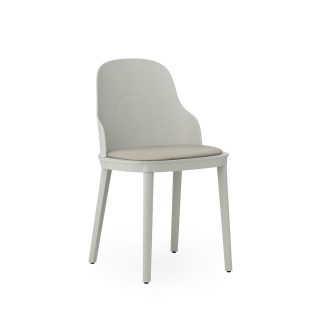 Normann Copenhagen - Allez stol, m/betræk Ultra Leather - Warm grey - Normann Copenhagen
