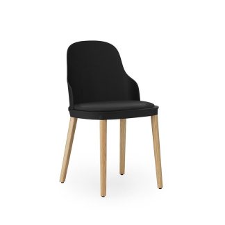 Normann Copenhagen - Allez stol, m/betræk Canvas - sort/egetræ - Normann Copenhagen