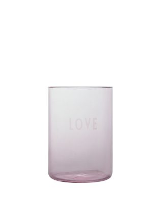 Design Letters - Favourite drikkeglas, Rose - 350 ml. - Design Letters