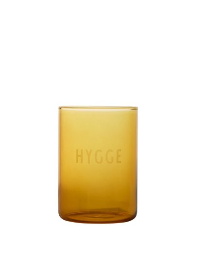 Design Letters - Favourite drikkeglas, Mustard - 350 ml. - Design Letters