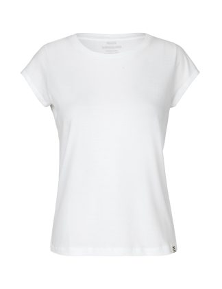 Mads Nørgaard - Organic Jersey Teasy Fav t - hvid - Size (m) - Mads Nørgaard