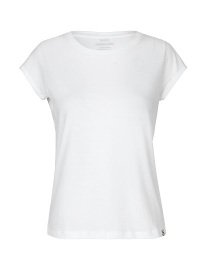 Mads Nørgaard - Organic Jersey Teasy Fav t - hvid - Size (xs) - Mads Nørgaard