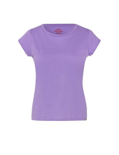 Mads Nørgaard - Organic Jersey Teasy Fav t - lilla - Size (xs) - Mads Nørgaard