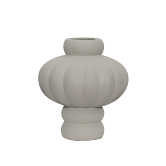 Louise Roe - Balloon vase #02, sanded grey - H:20 cm. - Louise Roe